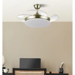 Ventilador Tridente Mini Cuero
