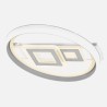 Plafon 80w Sucre 3000-4000-6500k Blanco/gris 7x51x51 Cm Reg.Intensidad, Control
