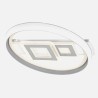 Plafon 80w Sucre 3000-4000-6500k Blanco/gris 7x51x51 Cm Reg.Intensidad, Control
