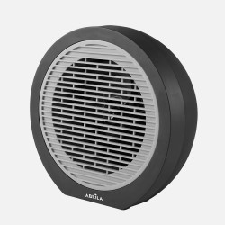 Termoventilador Brindisi Negro/gris