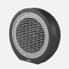 Termoventilador Brindisi Negro/gris