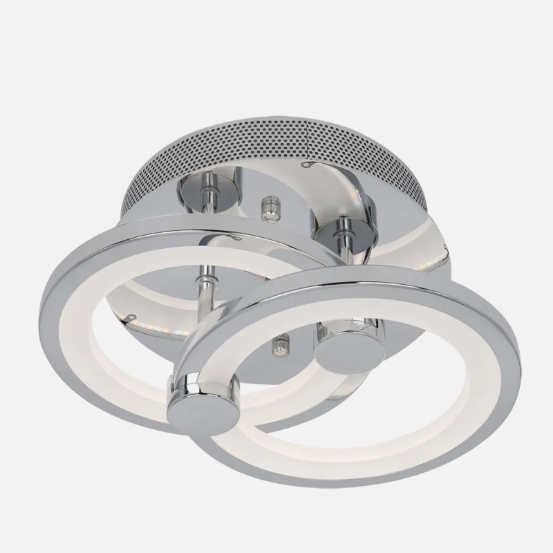Plafon Sydney 32w 3000-4000-6500k Cromo 14x30x20 Cm 4160 Lm Regulable,memoria Y C.remoto Plafon Sydney 32w 3000-4000-6500k Cromo 14x30x20 Cm 4160 Lm Regulable,memoria Y C.remoto