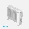 Radiador Aceite Irlanda 1200w Blanco