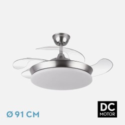 Ventilador Tridente Mini Niquel