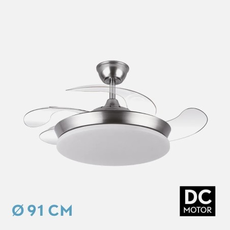 Ventilador Tridente Mini Niquel