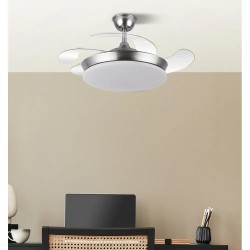 Ventilador Tridente Mini Niquel