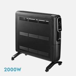Emisor Termico Aluminio Alpino 2000w Negro