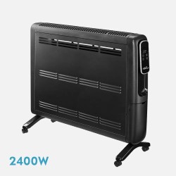Emisor Termico Alum. Alpino 2400w Negro