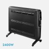 Emisor Termico Alum. Alpino 2400w Negro
