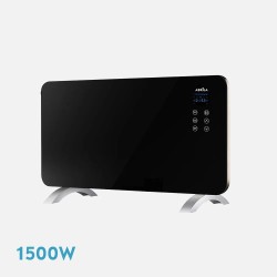 Emisor Termico Cristal Himalaya 1500w Negro