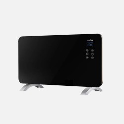 Emisor Termico Cristal Himalaya 1500w Negro