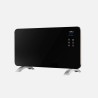 Emisor Termico Cristal Himalaya 1500w Negro