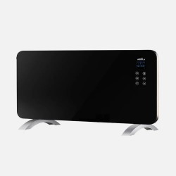 Emisor Termico Cristal Himalaya 2000w Negro
