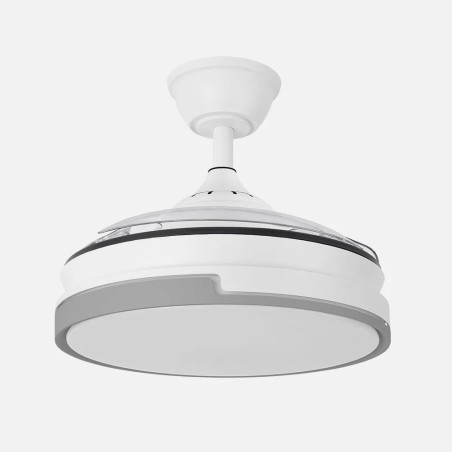 Plafon 86w 3000-4000-6500k Cromo Elara 9x76x46 Cm 11610Lm Regulable, Memoria y C. Remoto