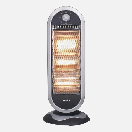 Estufa Candente 1200w Negro/plata