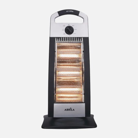 Estufa Candente 1200w Negro/plata