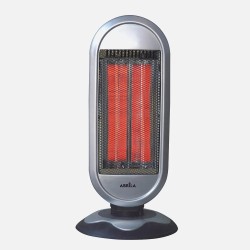 Estufa Carbono Fulgor 900w Negro/plata