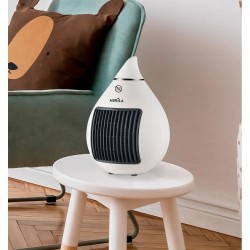 Termoventilador Ceramico 1500w Blanco/cromo