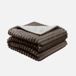 Manta Elect. Jaraiz Marron/blanco 160w 160x120cm