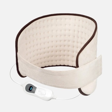 Almohad.elect.lumbar Hurdes Beis/marron 100w 69x29cm