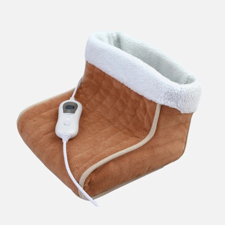 Calientapies Electrico Relax 100w Camel/blanco 24x30x30cm