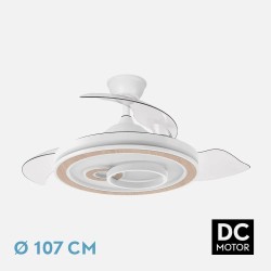 Ventilador Sultan Blanco/haya 107CM