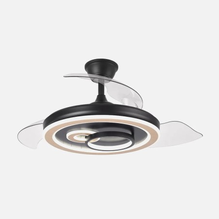 Ventilador Sultan Negro/madera 107CM