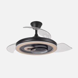 Ventilador Sultan Negro/madera 107CM