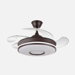 Ventilador Dc Dani Mini 59w Marron 4asp 91d