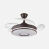 Ventilador Dc Dani Mini 59w Marron 4asp 91d