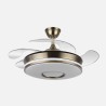 Ventilador Dc Dani 59w 6980lm 6velocidades 91d 3000-4000-6000k Remot+reg.intensidad+memor+temporiz