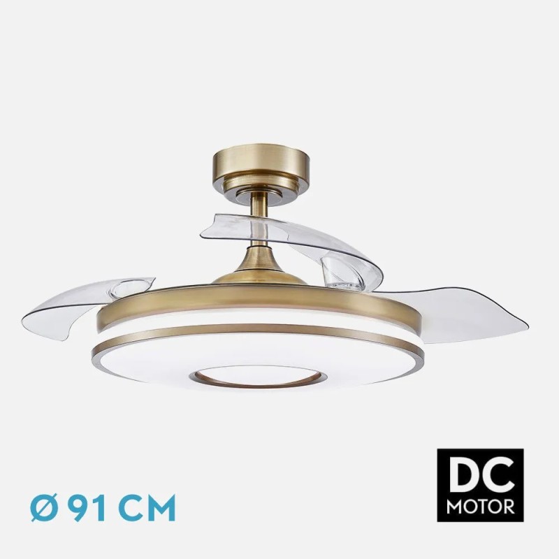 Ventilador Dc Dani 59w 6980lm 6velocidades 91d 3000-4000-6000k Remot+reg.intensidad+memor+temporiz Ventilador Dc Dani 59w 6980lm 6velocidades 91d 3000-4000-6000k Remot+reg.intensidad+memor+temporiz