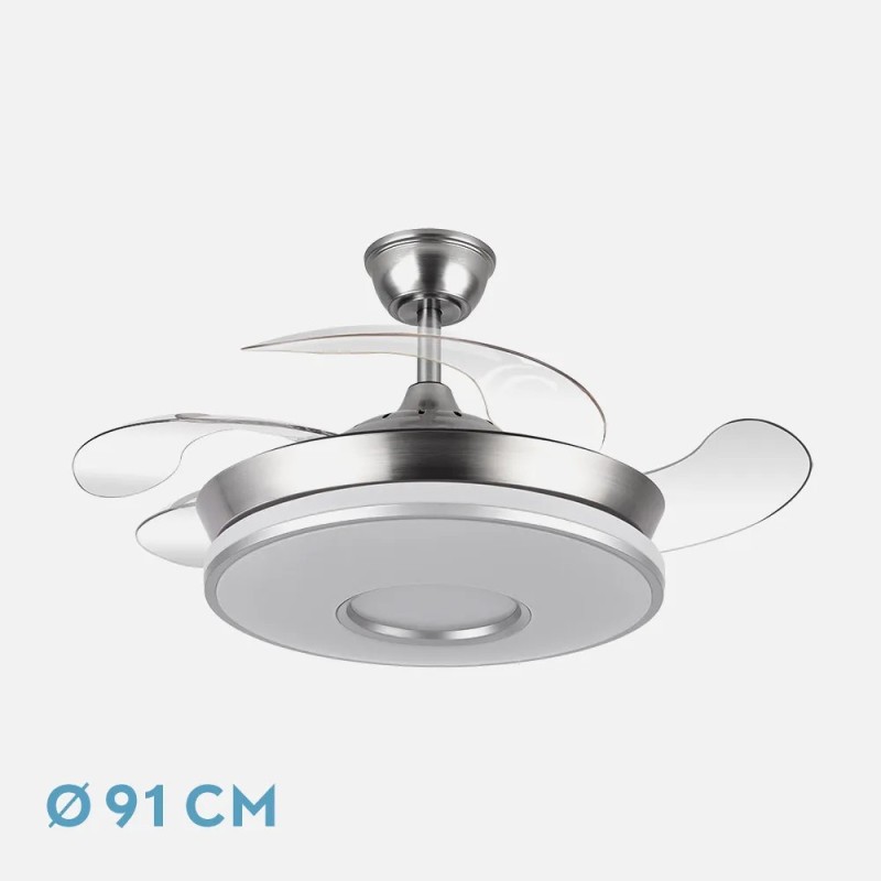 Ventilador Dc Dani 59w 6980lm 6velocidades 91d 3000-4000-6000k Remot+reg.intensidad+memor+temporiz Ventilador Dc Dani 59w 6980lm 6velocidades 91d 3000-4000-6000k Remot+reg.intensidad+memor+temporiz