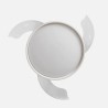 Ventilador Dc Mandarin Blanco 72w 3aspas 108d Reg.intensidad 7200lm 3000-4000-6500k Remoto+memoria+temporizador