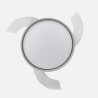 Ventilador Dc Mandarin Blanco 72w 3aspas 108d Reg.intensidad 7200lm 3000-4000-6500k Remoto+memoria+temporizador