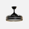 Ventilador Dc Mandarin Blanco 72w 3aspas 108d Reg.intensidad 7200lm 3000-4000-6500k Remoto+memoria+temporizador