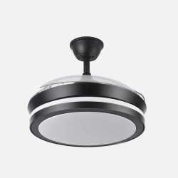 Ventilador Dc Esparta Mini Blanco 72w 6120lm 3asp.desp 91d 3000-4000-6000k Remoto+temporizador+memoria