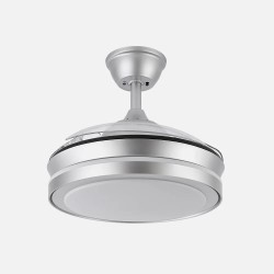 Ventilador Dc Esparta Mini Blanco 72w 6120lm 3asp.desp 91d 3000-4000-6000k Remoto+temporizador+memoria