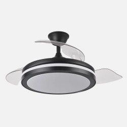 Ventilador Dc Esparta Plus 72w 6120lm Blanco 3 Aspas Desp. 107d 3 Colores C/Remoto+ Temporizador+ Memoria