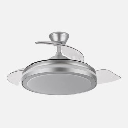 Ventilador Dc Esparta Plus 72w 6120lm Blanco 3 Aspas Desp. 107d 3 Colores C/Remoto+ Temporizador+ Memoria