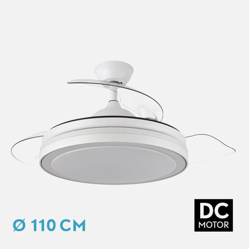 Ventilador Dc Esparta Plus 72w 6120lm Blanco 3 Aspas Desp. 107d 3 Colores C/Remoto+ Temporizador+ Memoria Ventilador Dc Esparta Plus 72w 6120lm Blanco 3 Aspas Desp. 107d 3 Colores C/Remoto+ Temporizador+ Memoria