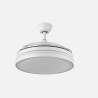 Ventilador Dc Esparta Plus 72w 6120lm Blanco 3 Aspas Desp. 107d 3 Colores C/Remoto+ Temporizador+ Memoria