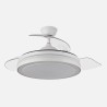Ventilador Dc Esparta Plus 72w 6120lm Blanco 3 Aspas Desp. 107d 3 Colores C/Remoto+ Temporizador+ Memoria