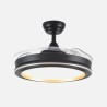 Ventilador Dc Picolo 72w 6226lm Negro/oro 3 Aspas Desp. 106d 3000-4000-6500k Remoto, Memoria
