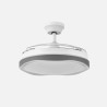 Ventilador Dc Blondi Negro/oro 72w 3aspas 107d 7200lm 6vel 3000k,4500k,6000k, Remoto+temporizador+memoria
