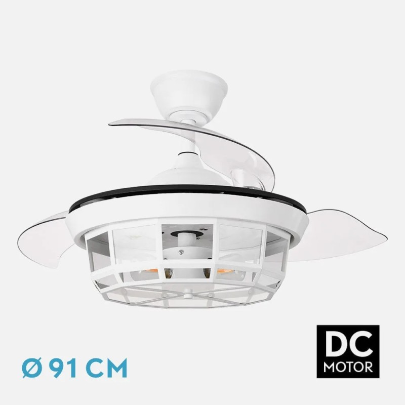 Ventilador Dc Tornado Mini Negro 3xe27 91d 3aspas Desplegables 6velocidades C/remoto Y Temporizador Ventilador Dc Tornado Mini Negro 3xe27 91d 3aspas Desplegables 6velocidades C/remoto Y Temporizador