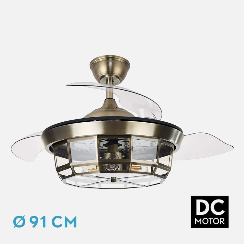 Ventilador Dc Tornado Mini Negro 3xe27 91d 3aspas Desplegables 6velocidades C/remoto Y Temporizador Ventilador Dc Tornado Mini Negro 3xe27 91d 3aspas Desplegables 6velocidades C/remoto Y Temporizador