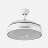 Ventilador Dc Matanuska 72w 6120lm Blanco Bluethooth 32/47x55/108d.3 Aspas Desp.6 Vel.3 Color.