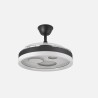 Ventilador Dc Turia 72w 6120lm Negro/blanco 3 Asp.desp. 32/47x50/110d. 3 Colores C/remoto+temporizador+memoria