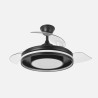 Ventilador Dc Pitufo 57w Blanco 3asp107d 3990lm Rgb +3000-4500-6500k Reg.intensidad+remoto+memo+temporiz